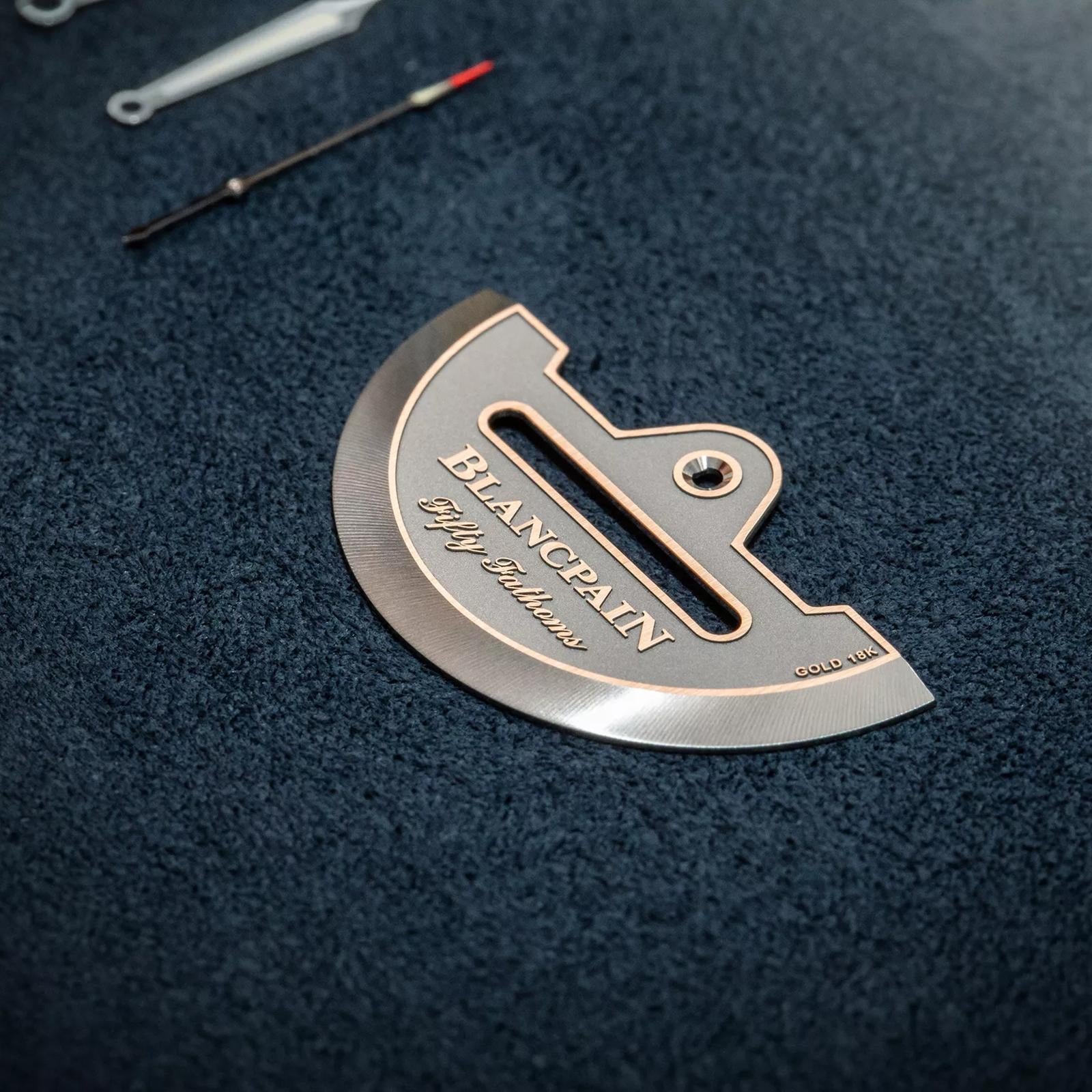 Blancpain Fifty Fathoms Automatique Rose Gold Sailcloth Strap 42mm