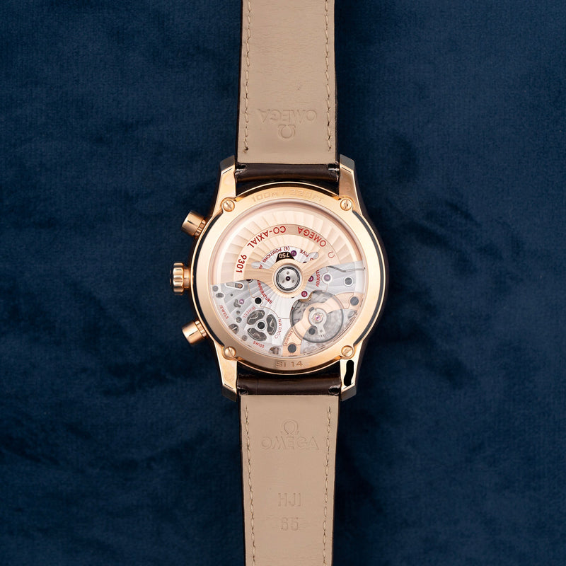 Omega Deville Chronograph Rose Gold 43153425102001 movement