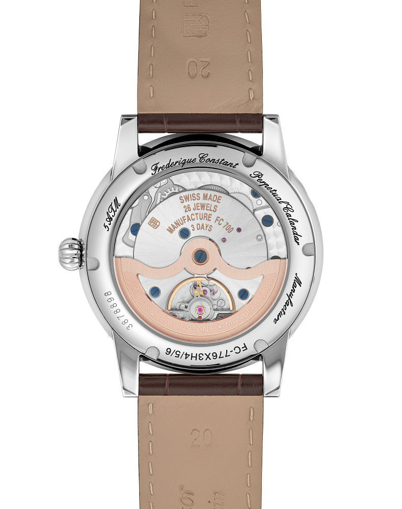 Back view of Perpetual Calendar Manufacture 40mm
