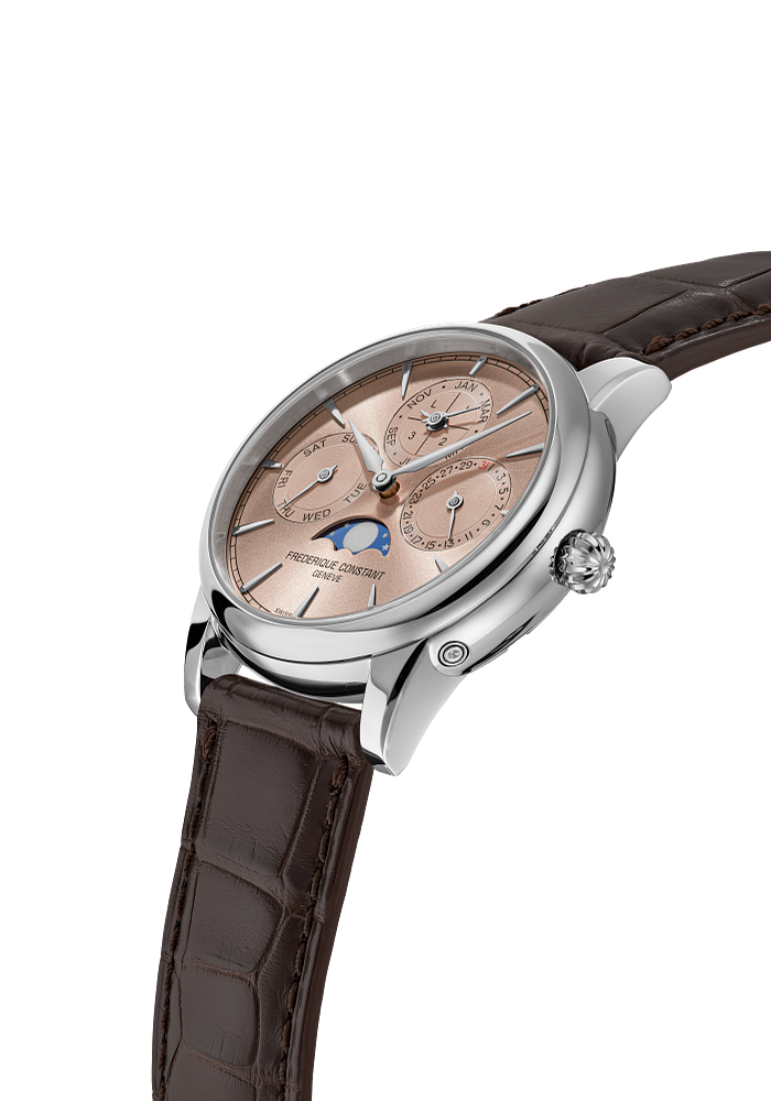 Angle View of Perpetual Calendar Manufacture 40mm