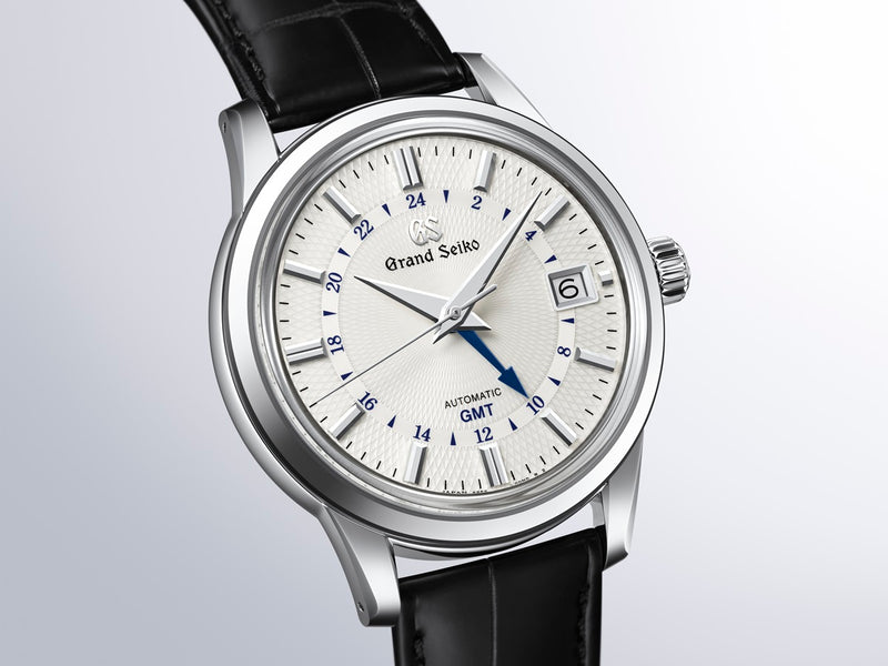 Grand Seiko Snowdrop Elegance Collection Automatic GMT SBGM255 dial