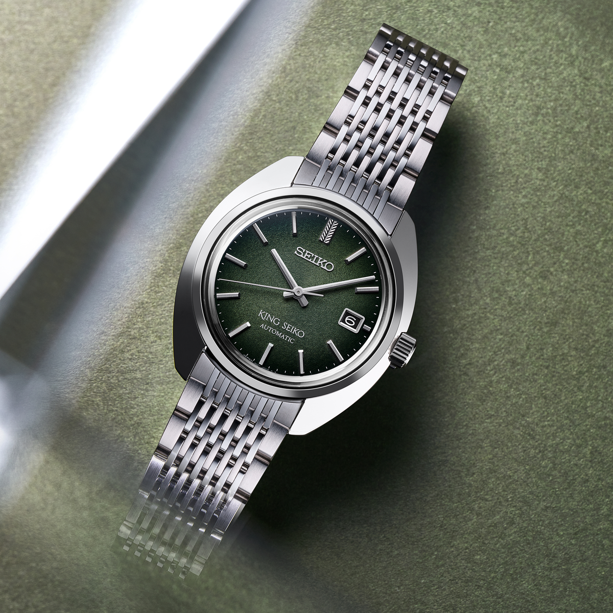 Seiko King Seiko KS1969 Forest Green 39.5mm SJE113 Product Shot