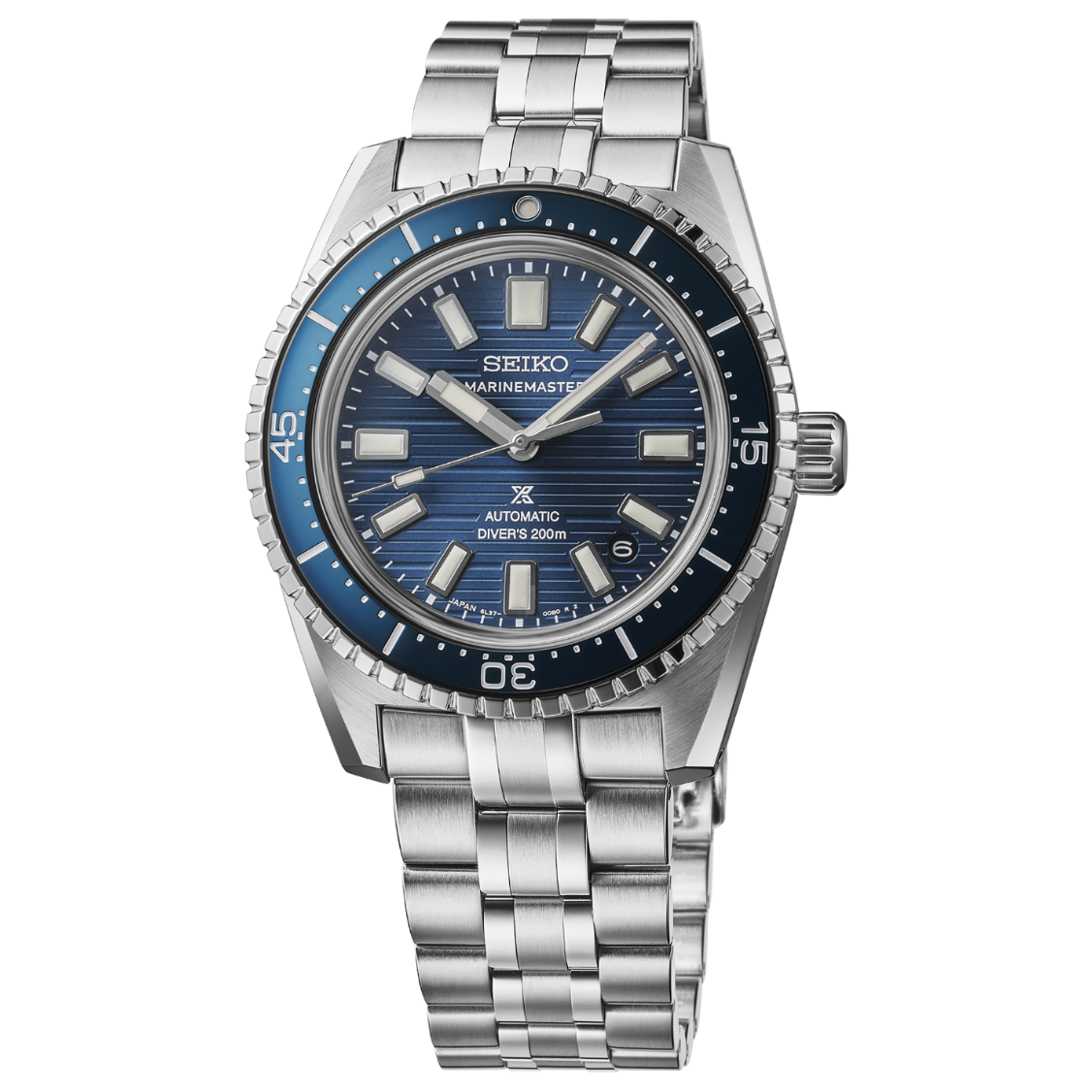 Seiko Prospex Marinemaster 1965 Heritage Diver’s Dark Blue 39.5mm SJE119 front view