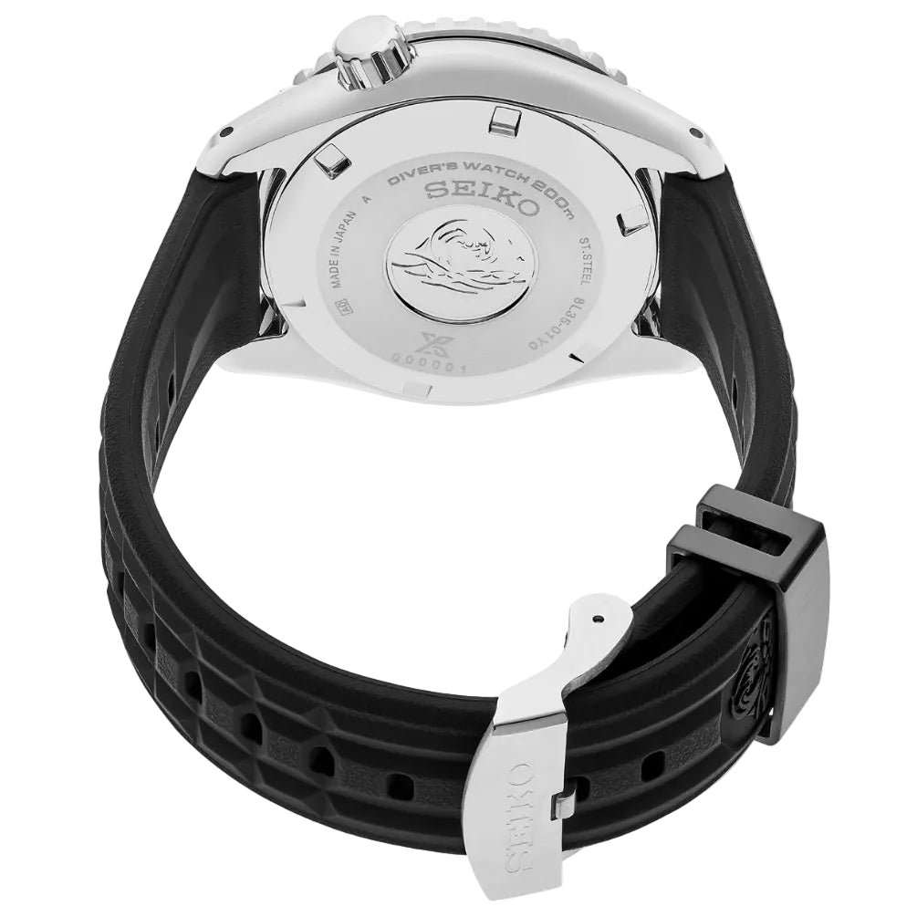 Seiko Prospex 1968 Heritage Diver’s Special Edition Dark Gray 42mm SLA075 back side view