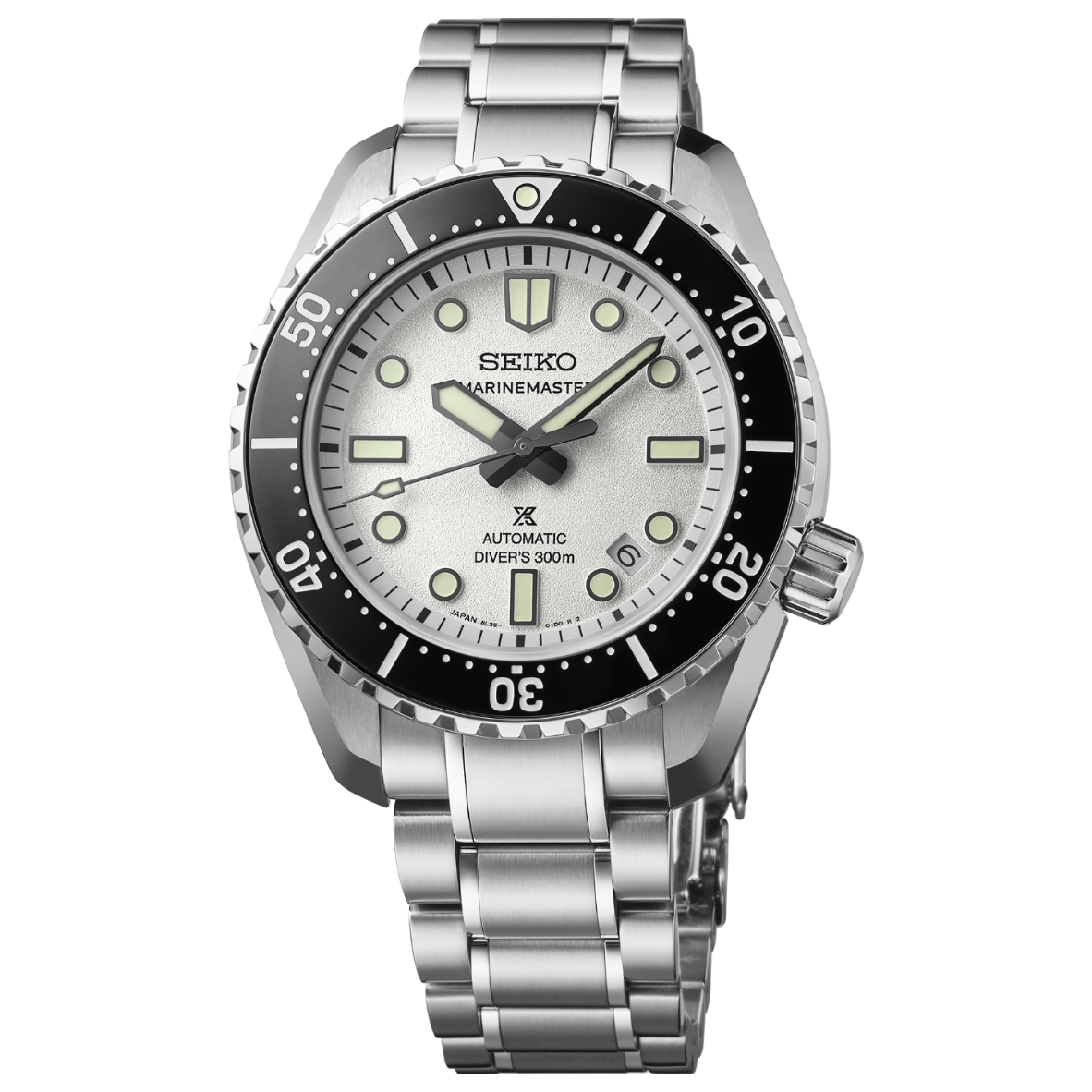 Seiko Prospex Marinemaster 1968 Heritage Diver’s White 42mm SLA077 front view