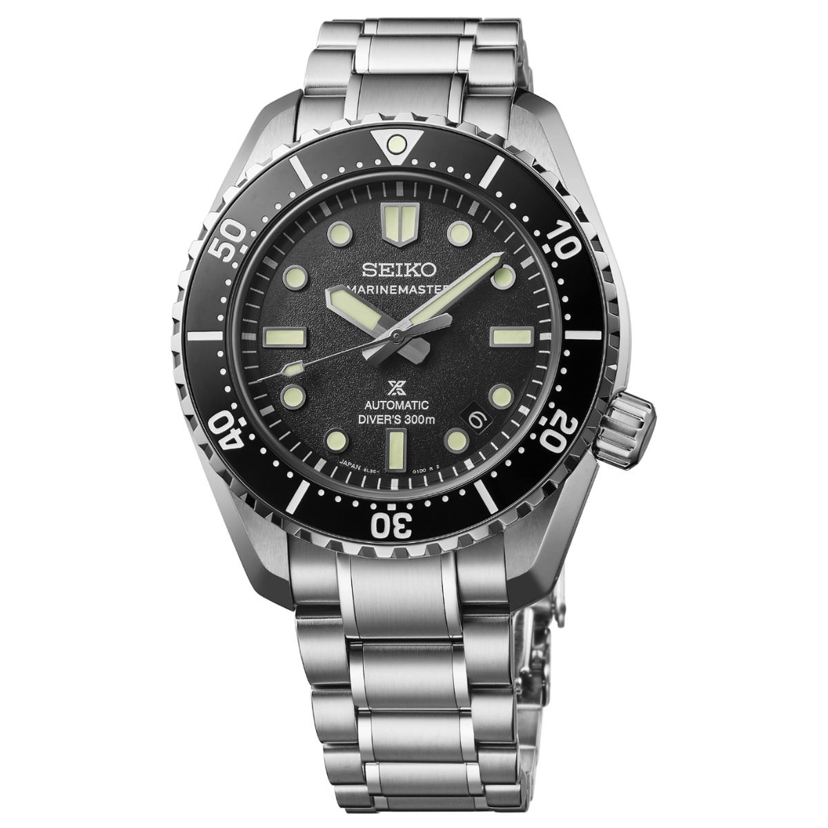 Seiko Prospex Marinemaster 1968 Heritage Diver Black 42mm SLA079 front view