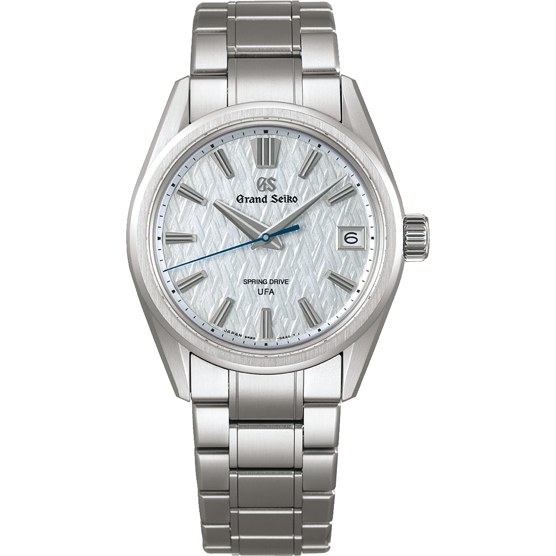 Grand Seiko SLGB003 Evolution 9 UFA Spring Drive Titanium soldier shot