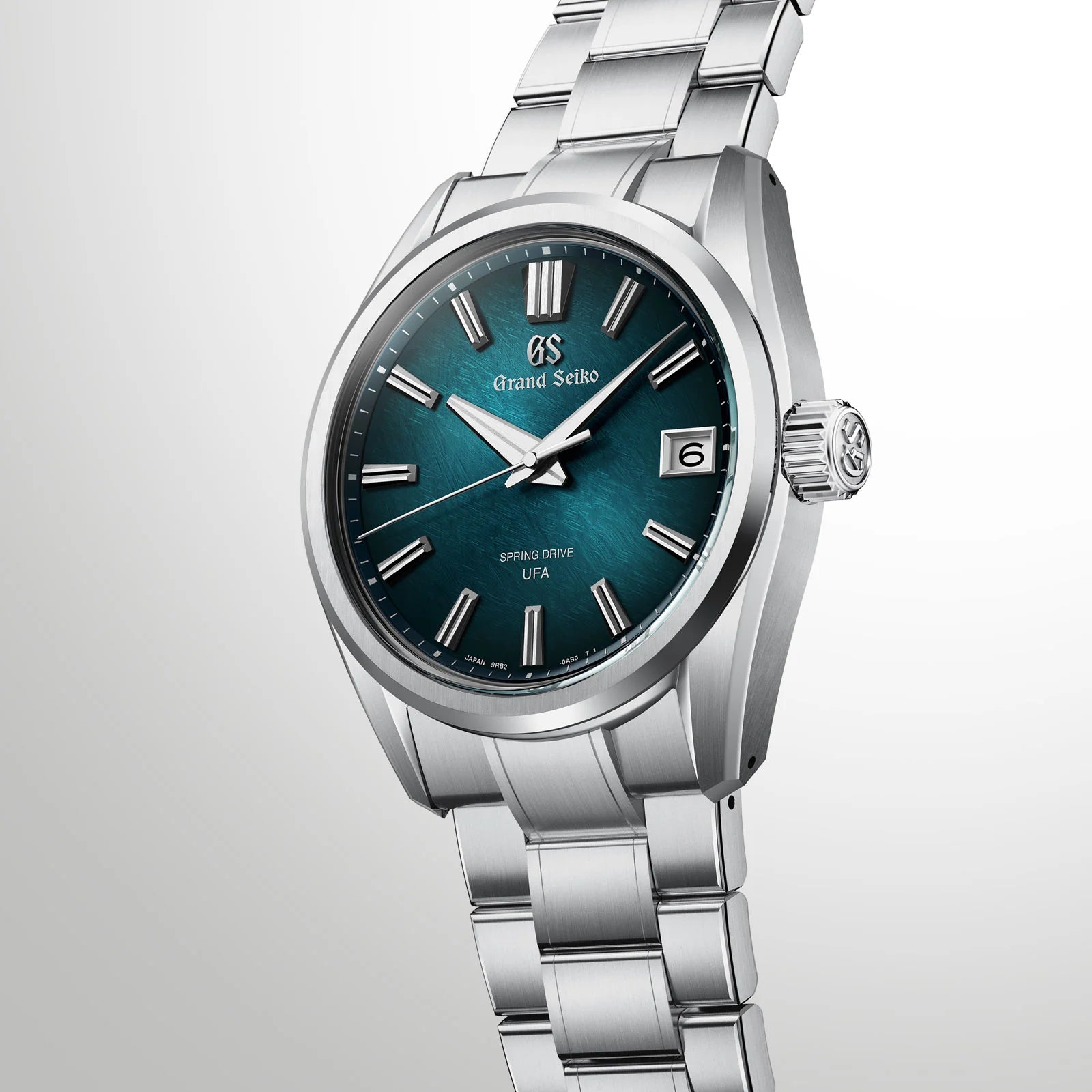 Front Side View of Grand Seiko Evolution 9 Collection Spring Drive U.F.A. 'Atera Valley' SLGB011