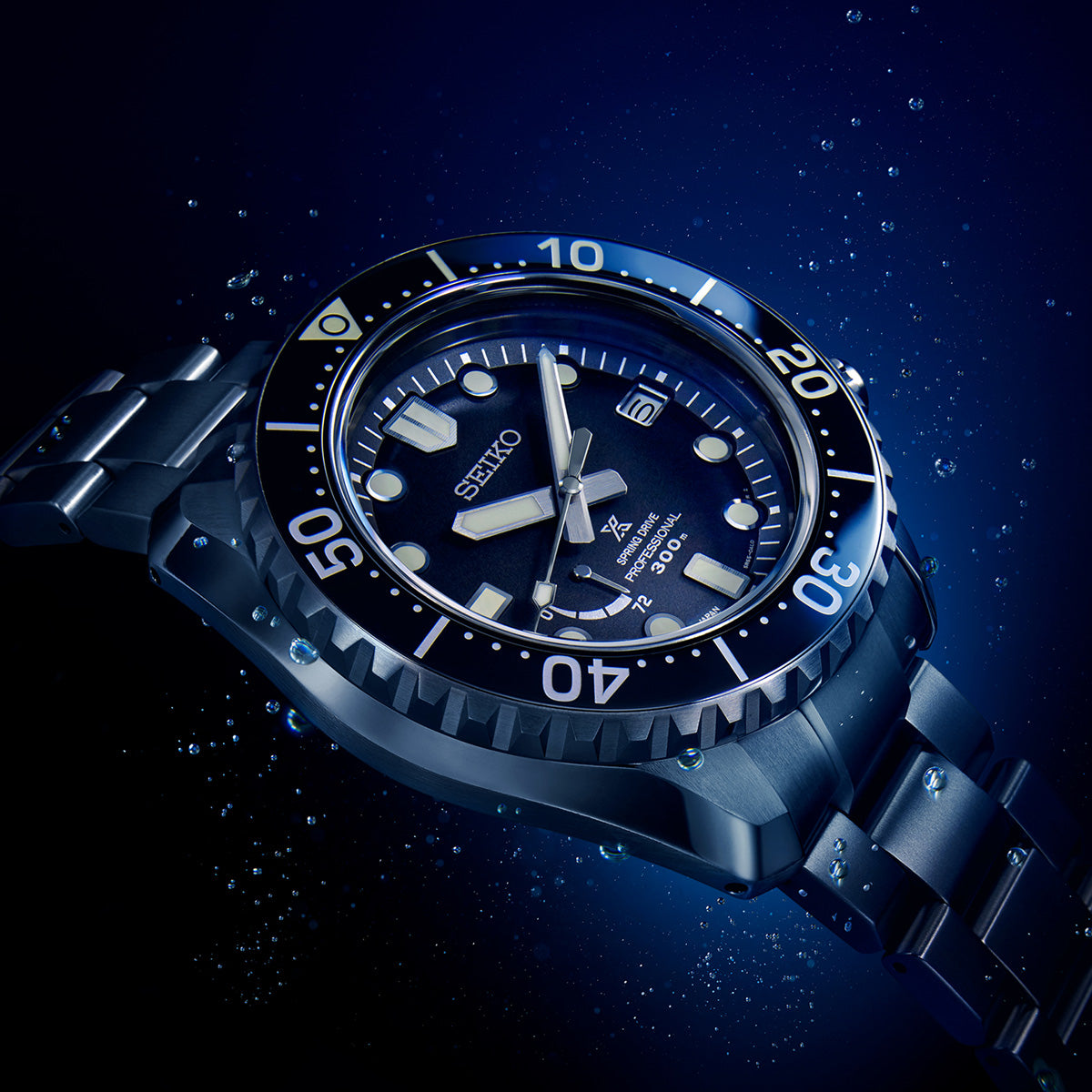 Seiko Prospex LX Spring Drive Rich Black 44mm SNR029 product shot
