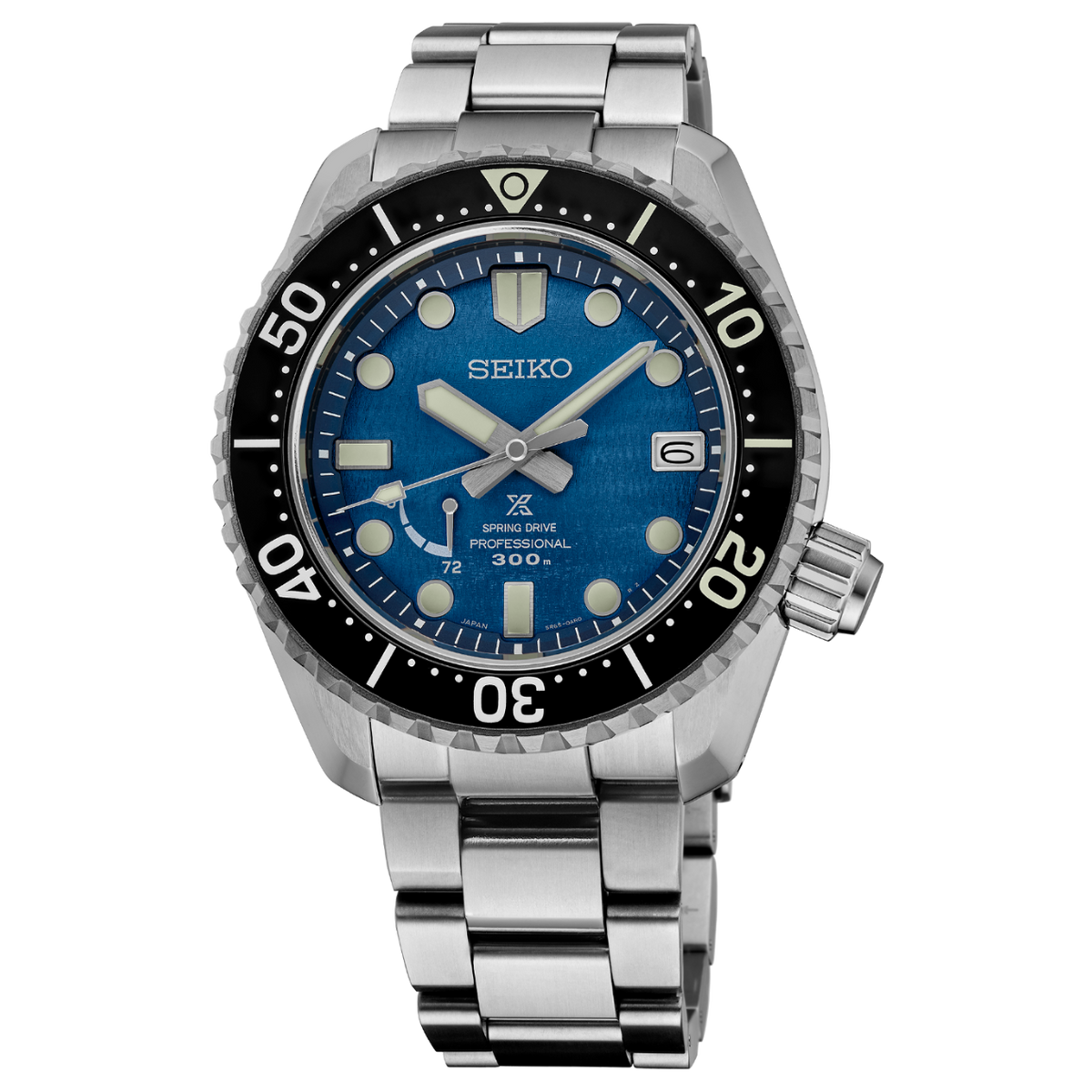 Seiko Prospex LX U.S. Special Edition Saturation Diver Rich Blue 44mm SNR057 front view
