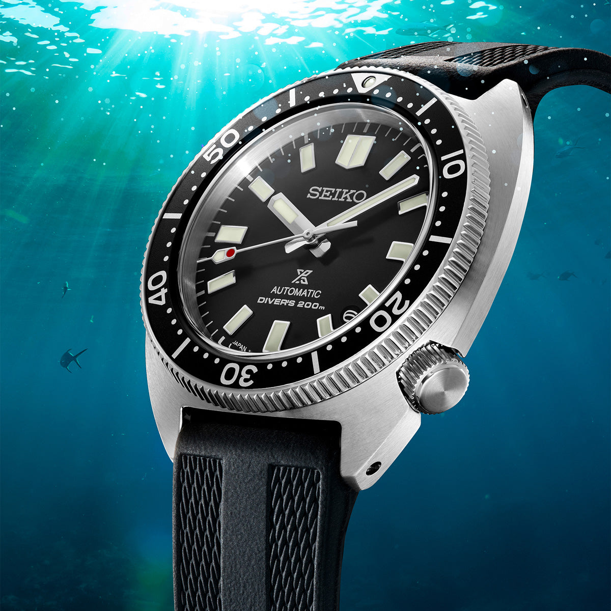 Seiko Prospex Automatic Diver’s Watch Black 41mm SPB317 Product Shot