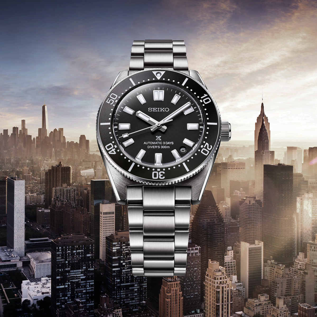 Seiko Prospex 1965 Heritage Diver Watch 40mm SPB453 Product Shot