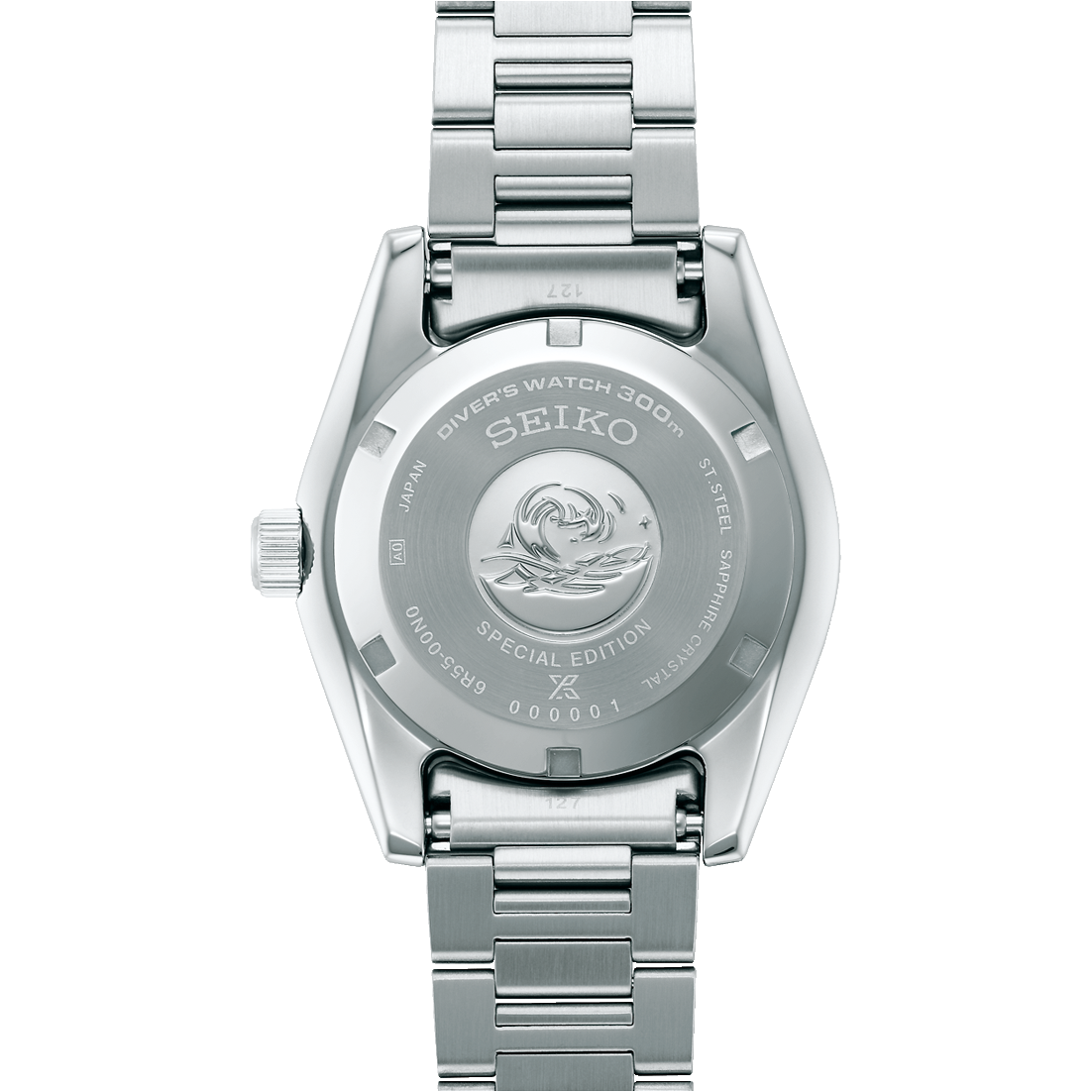 Seiko Prospex Diver Watch PADI Special Edition SPB501 caseback