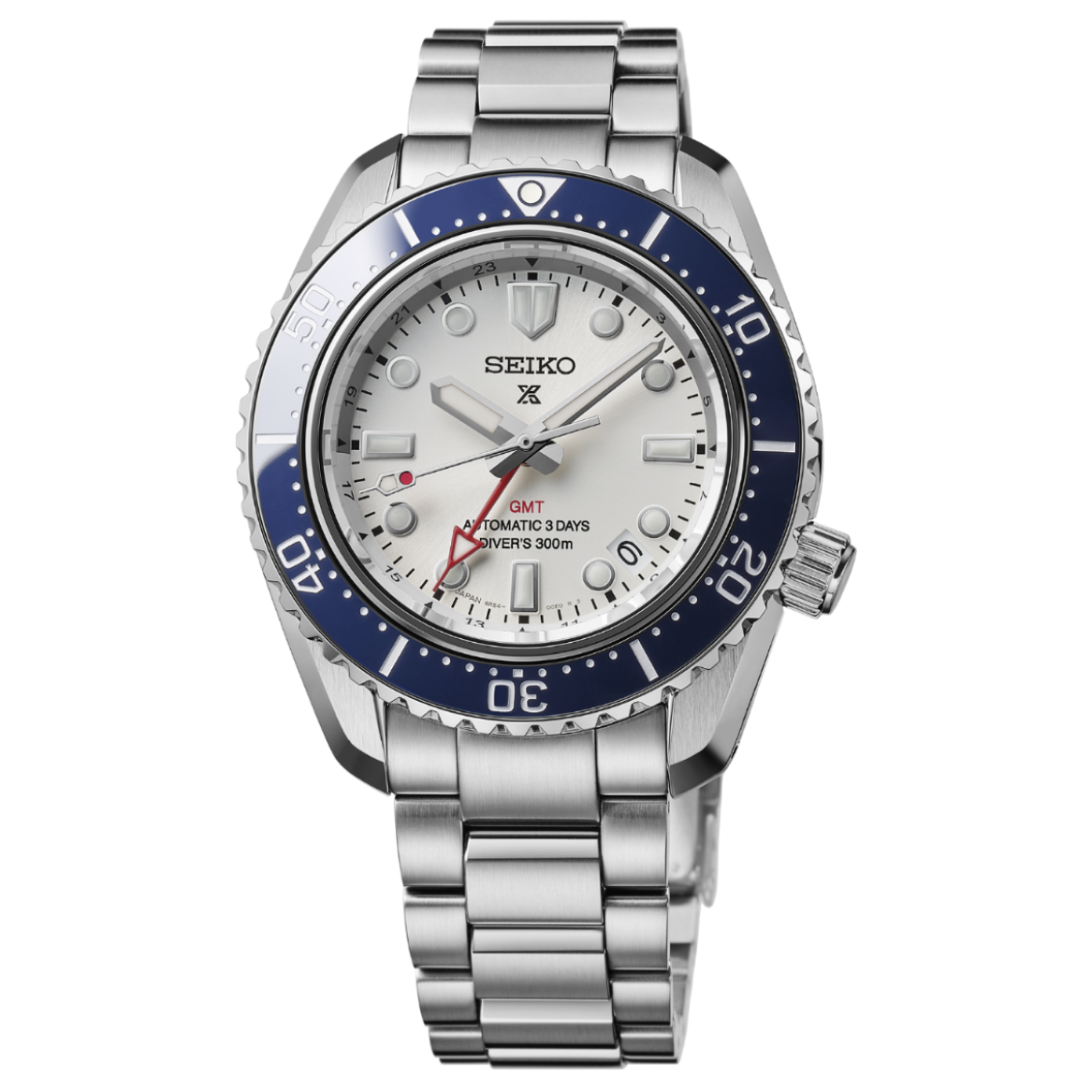 Seiko Prospex 1968 Heritage Diver's GMT 42mm Watch SPB519 Front View