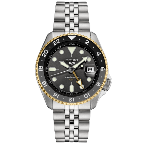 Seiko 5 Sports SKX GMT U.S. Special Creation Charcoal Gray Dial SSK021