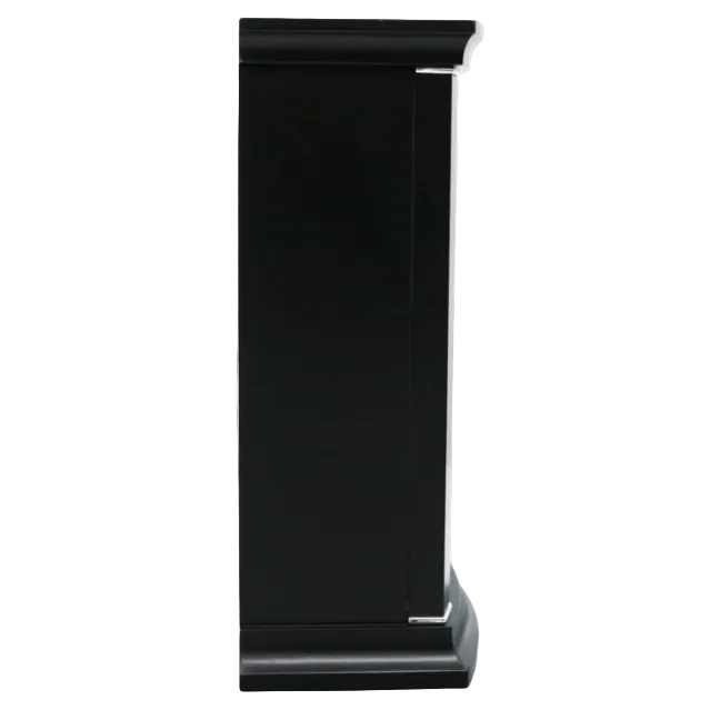 Seiko Dark Wood 18 Melodies Musical Mantel Clock QXW250KLH side view