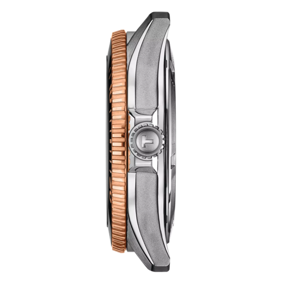 Tissot Seastar 1000 Powermatic 80 40mm Rose gold PVD grey dial