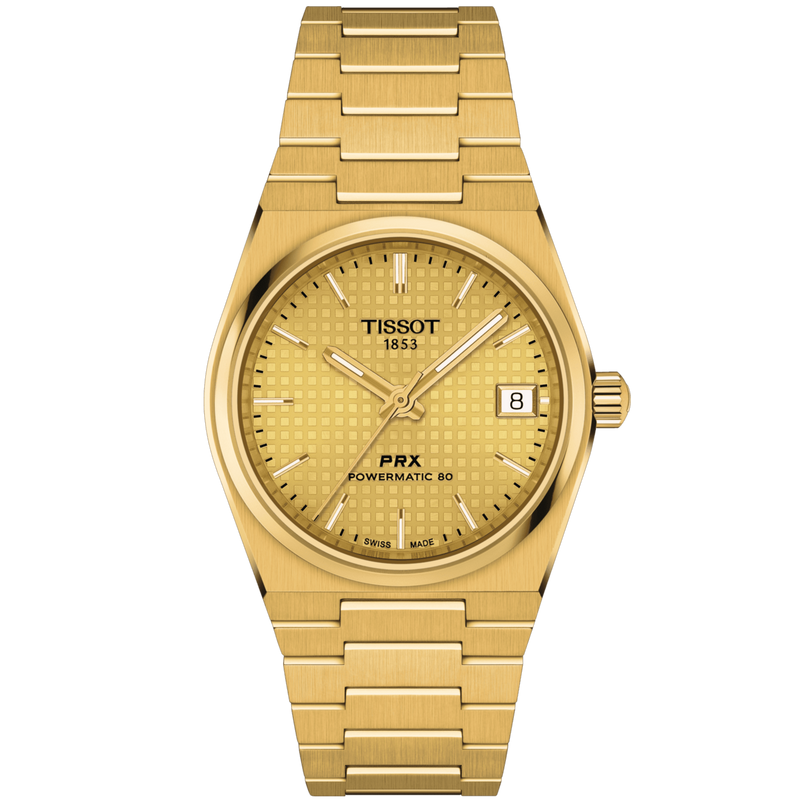 Tissot gold sales plated watch