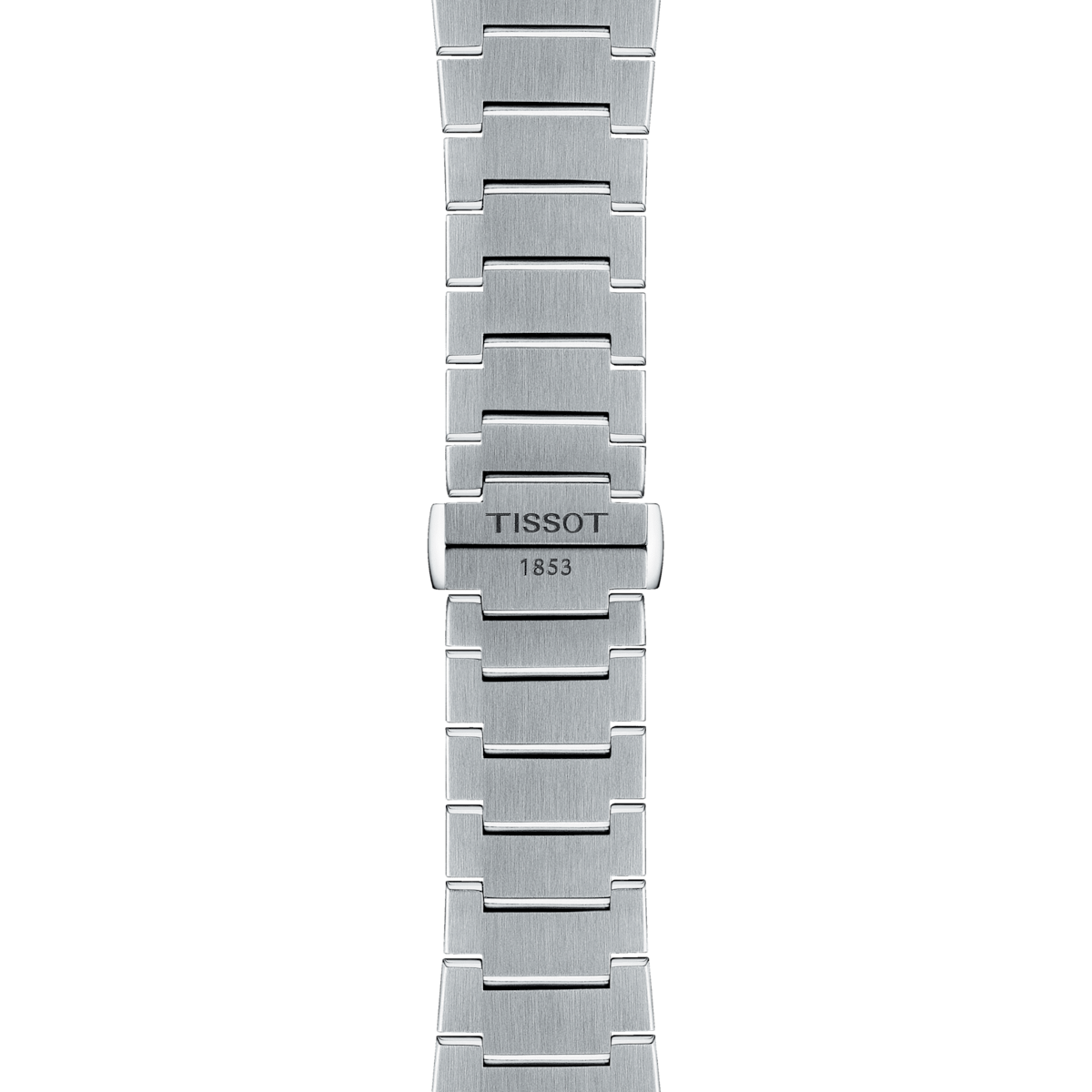 Bracelet view of Tissot PRX Automatic Blue Dial Chronograph 