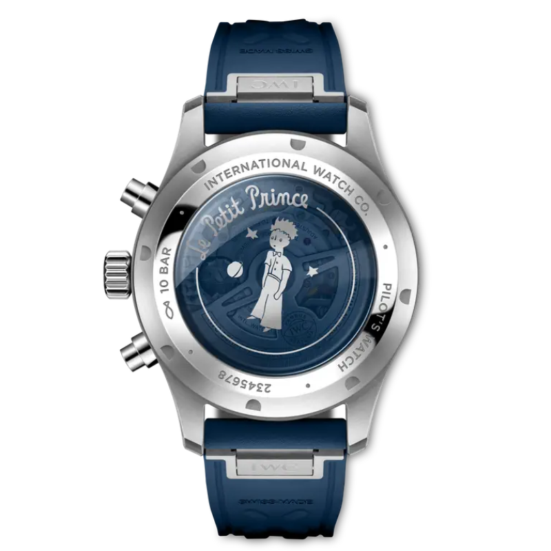 Back View IWC Pilot's Watch Chronograph Le Petit Prince.
