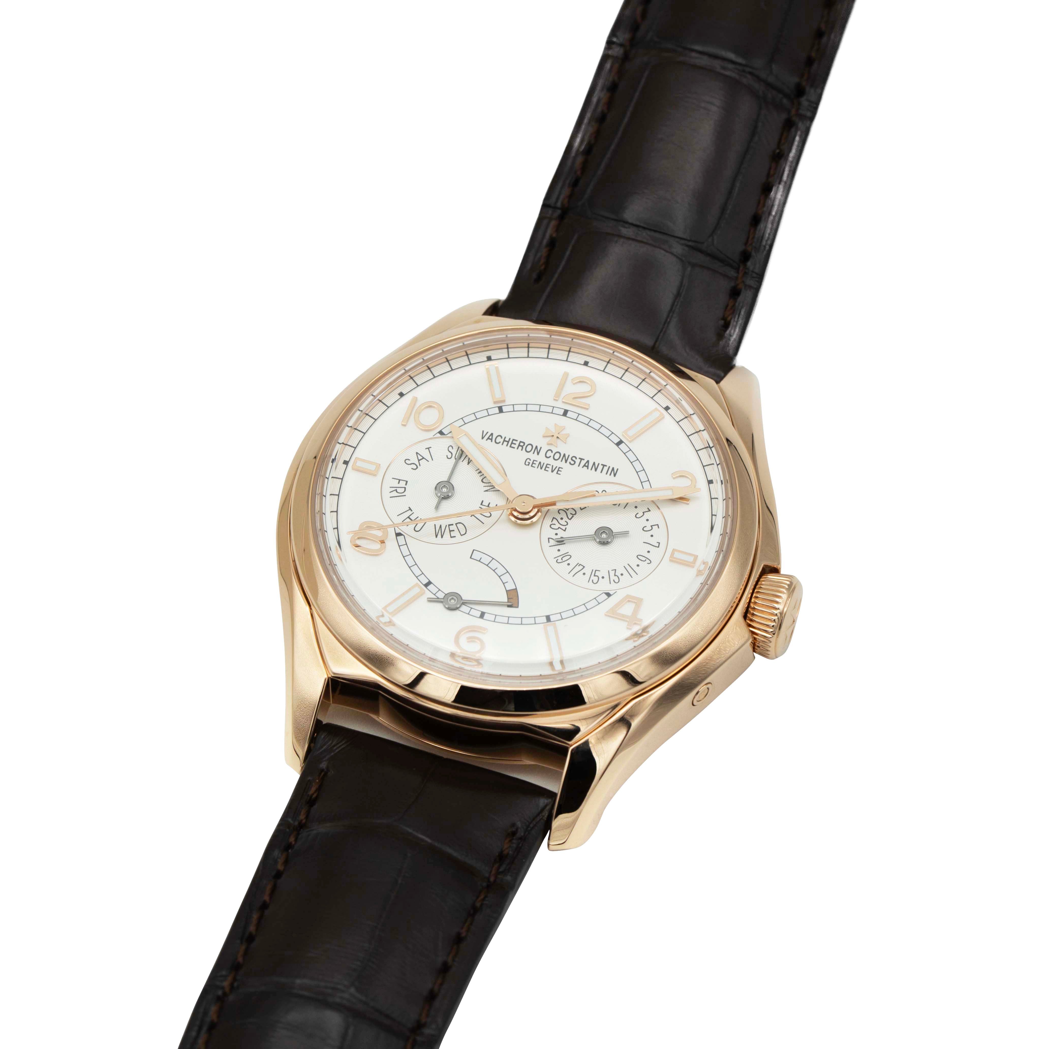Vacheron Constantin 4400E/000R-B436 | FiftySix Day-Date Rose Gold Watch dial