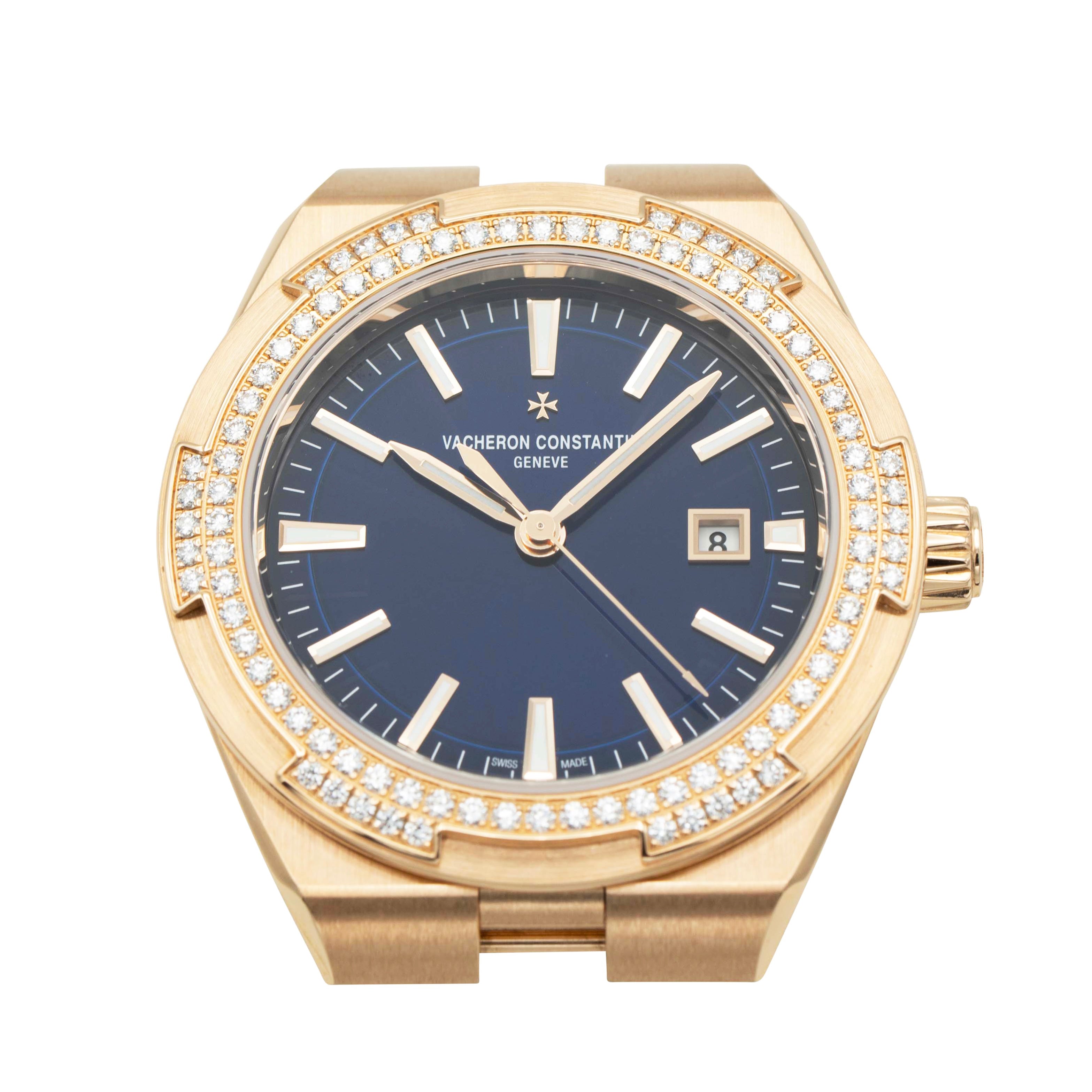 Vacheron Constantin 4605V/200R-B978 Pink Gold Overseas Blue Dial 35mm Watch dial 2