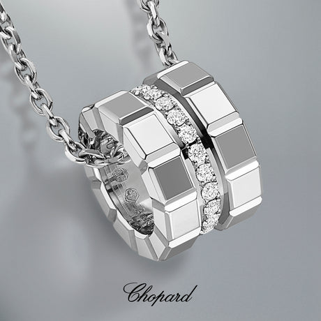 Chopard Ice Cube White Gold Necklace