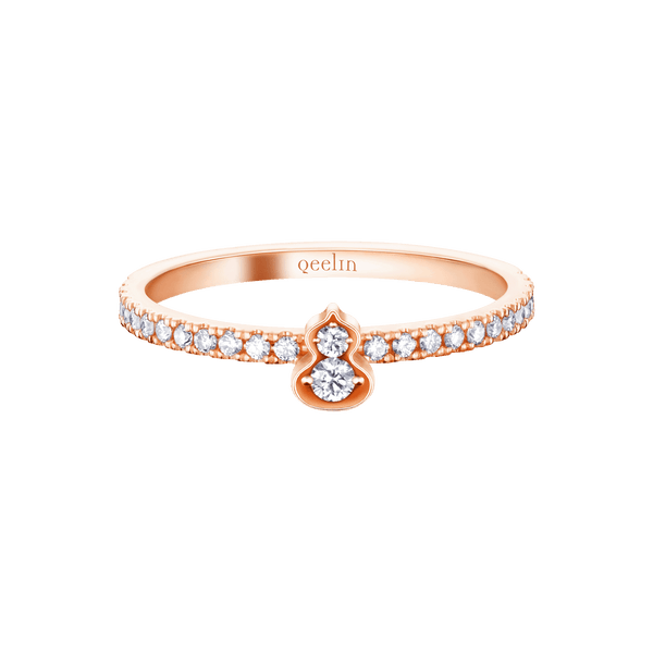 Rose Gold Wulu Diamond Ring