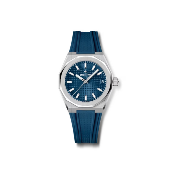 Zenith Defy Skyline 36mm Blue Dial Watch rubber