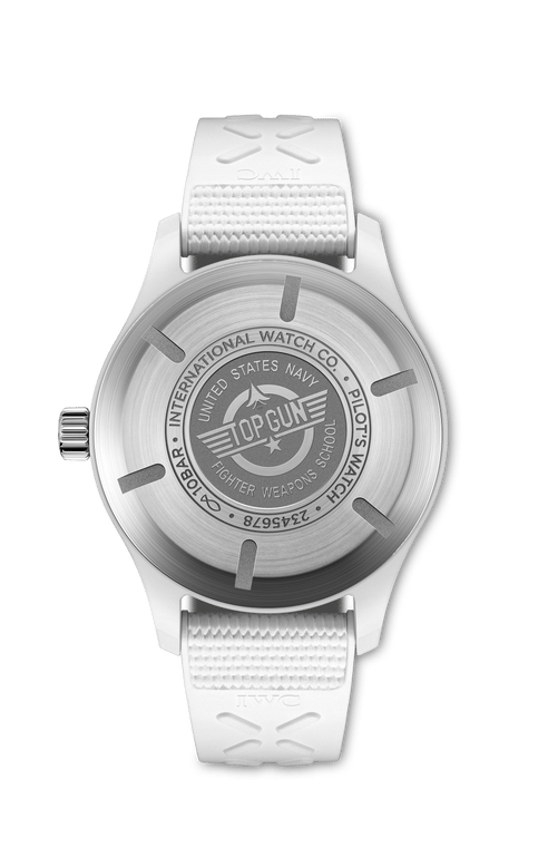 Back View: IWC Pilot's Watch Automatic 41 TOP GUN Lake Tahoe IW328104