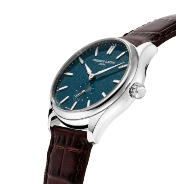 Frederique Constant Classics Index Automatic Dark Teal Blue 40 mm FC530G3B6 side view