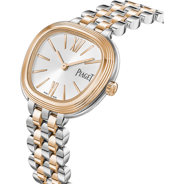 Angle View of Piaget G0A50301 Sixtie Steel Rose Gold 29mm Quartz Watch