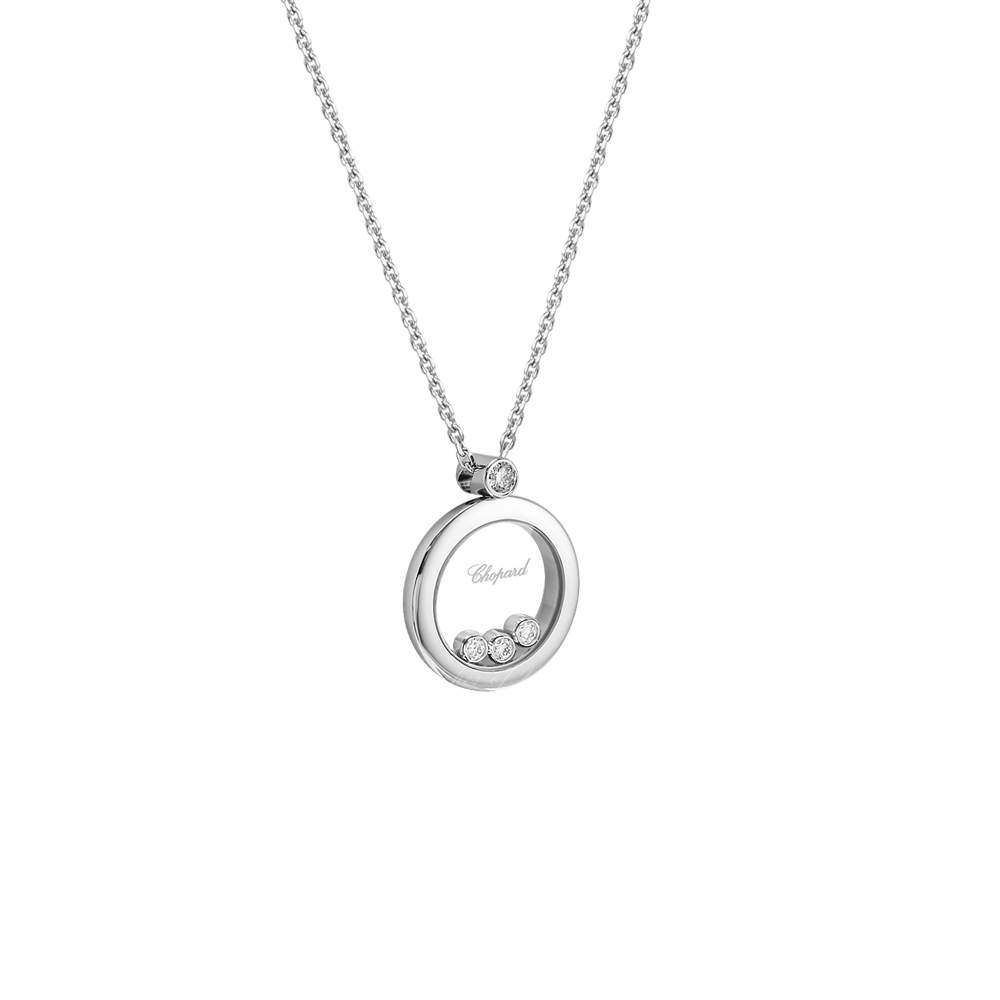Happy Diamonds Icons White Gold Pendant