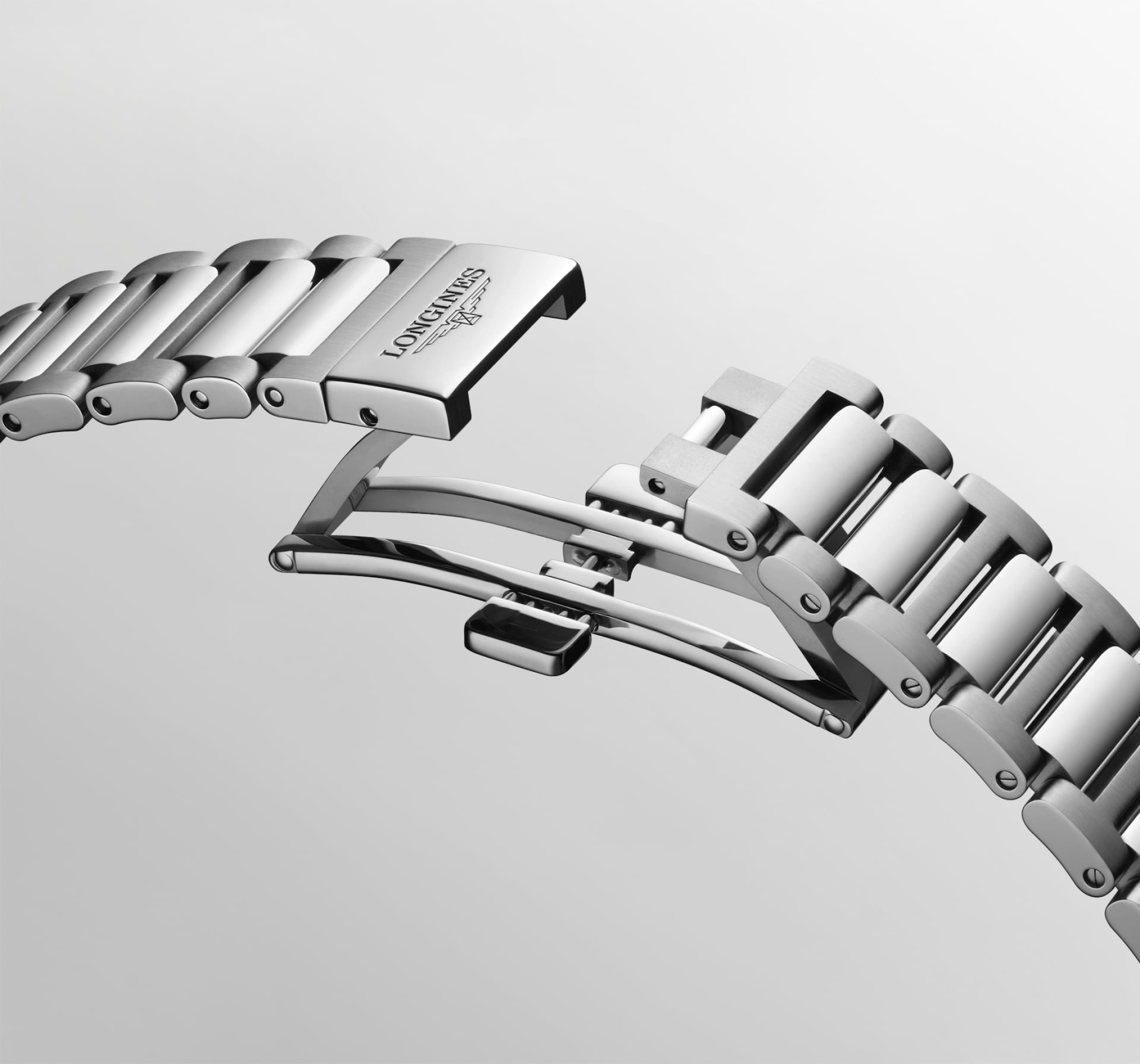 Clasp view of Longines Conquest Black 38mm 