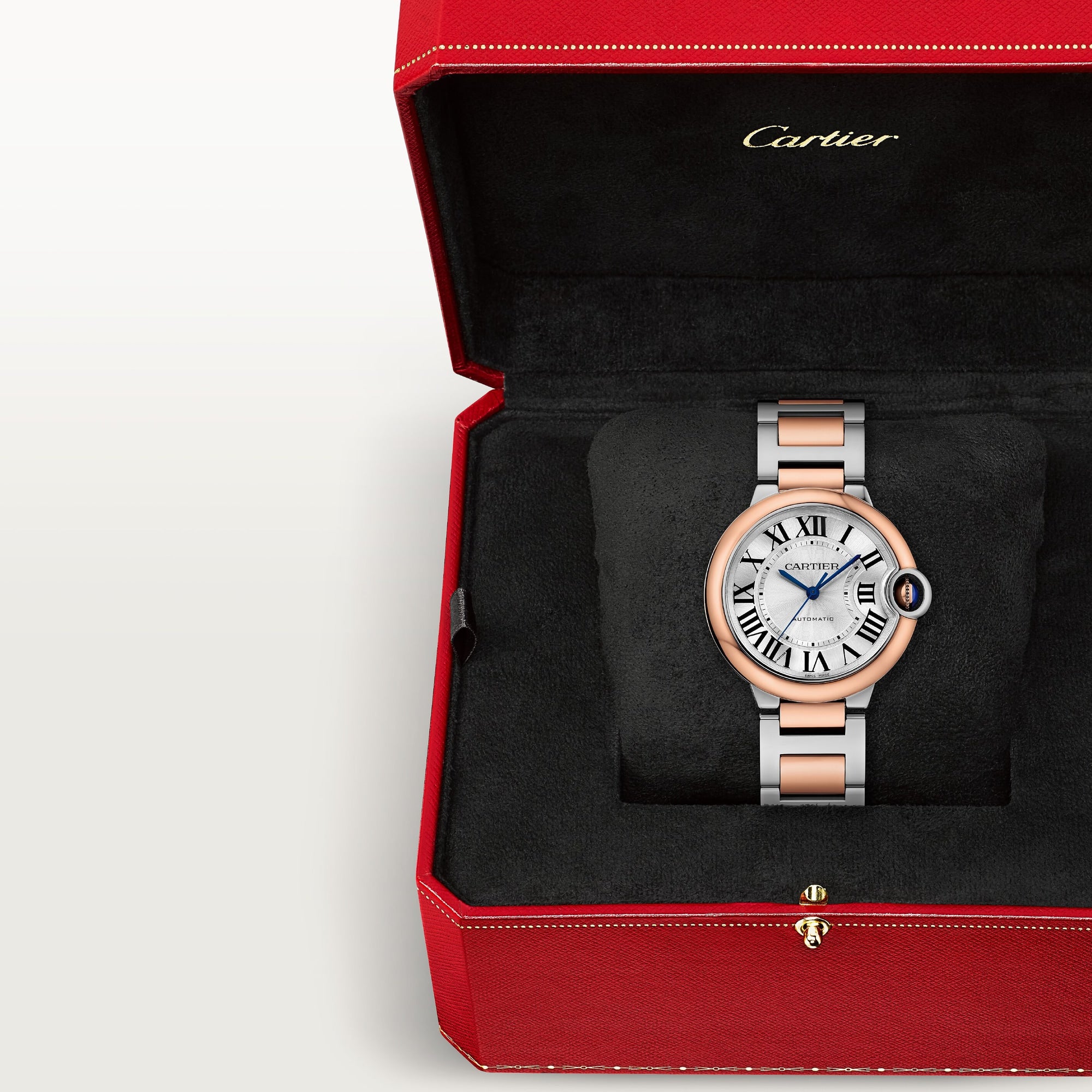 Box View of Cartier Ballon Bleu de Cartier watch W2BB0033