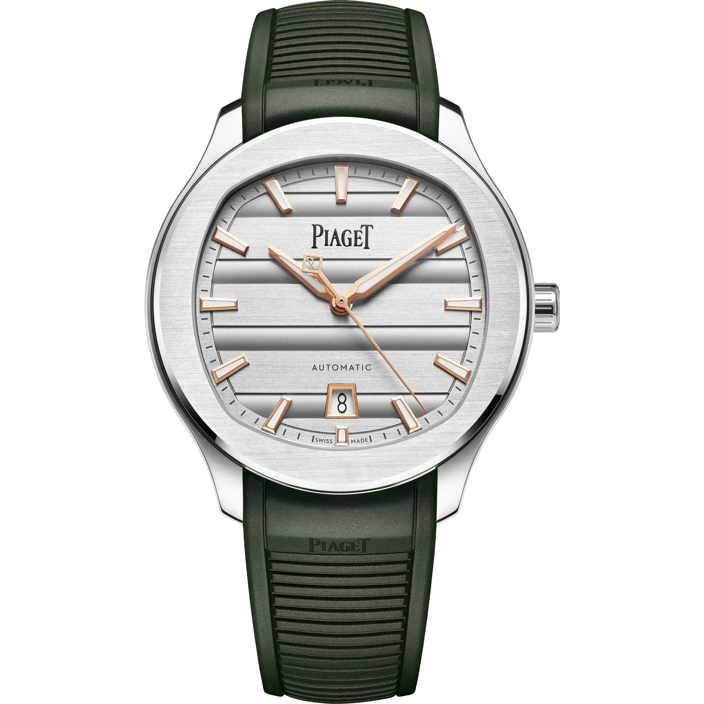 Front View Piaget Polo Signature Date Watch.