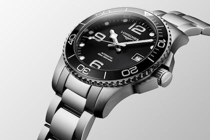 HydroConquest 39mm Stainless Steel & Ceramic Diving Watch