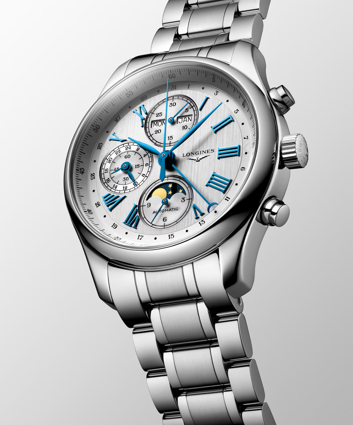 Right View of Longines Master Collection Chrono Moonphase 42mm L26734716