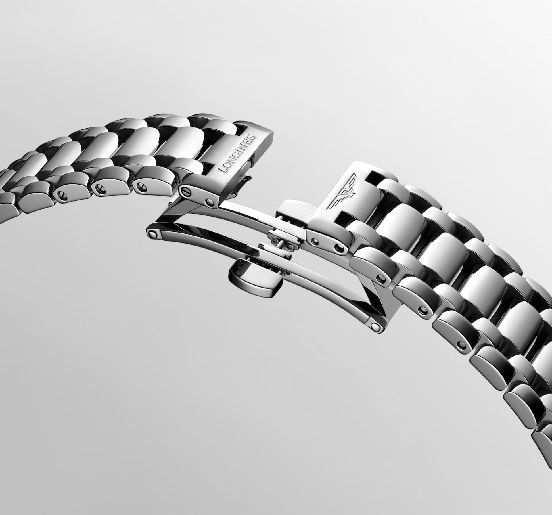 Strap open view of Longines Primaluna Automatic Steel 30mm L81234716
