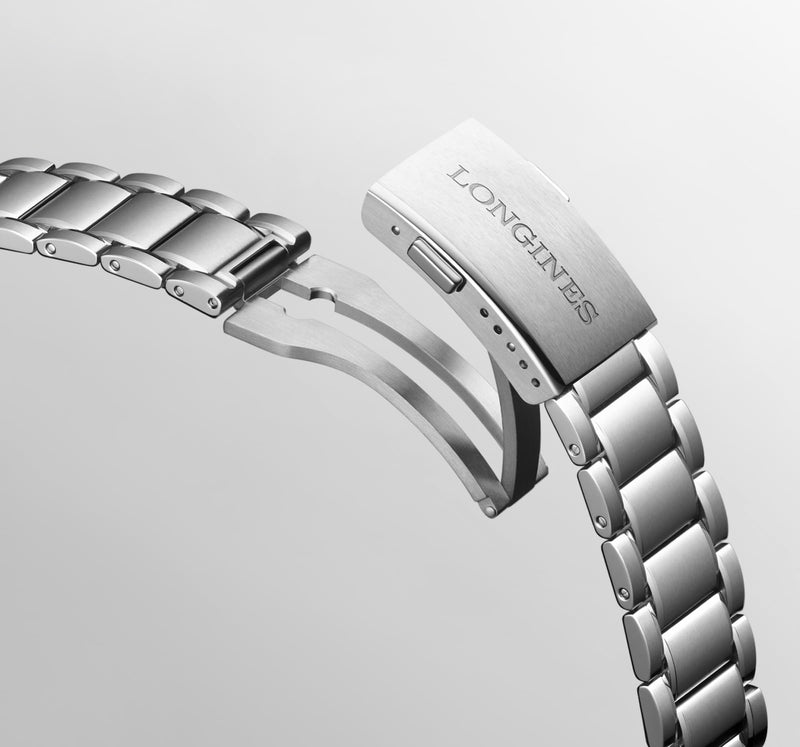 Buckle With double safety folding clasp and push-piece opening mechanism