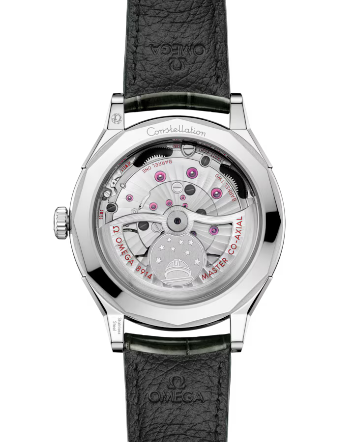 Back view of Omega Constellation Observatory Co-Axial Master Chronometer 39.4mm Watch - 140.13.39.21.02.001