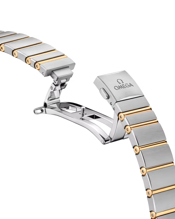 Omega Constellation 28 mm, steel ‑ yellow gold on steel 131.20.28.60.58.001