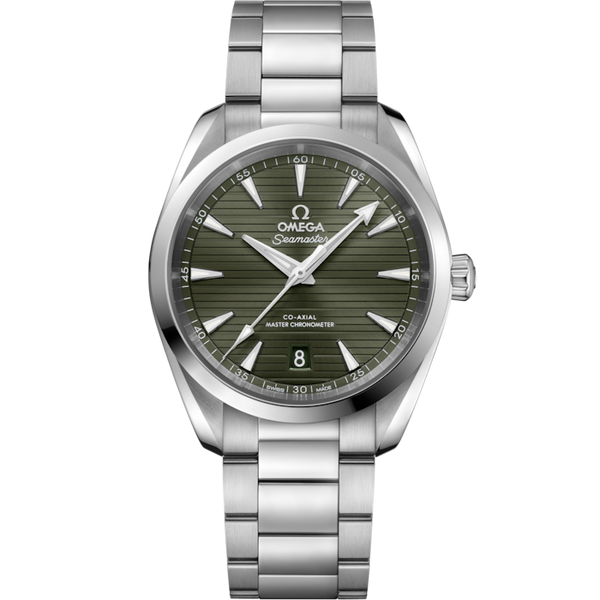 Omega Seamaster Aqua Terra 150M Green Dial 38mm Front View