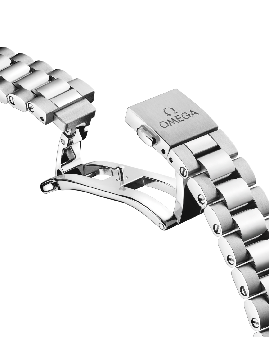 Open Clasp view of Omega Seamaster Aqua Terra 150M Green 41mm 220.10.41.21.10.002