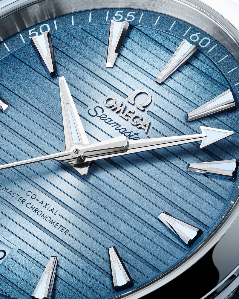 Omega Seamaster Aqua Terra Summer Blue 41mm Rubber dial