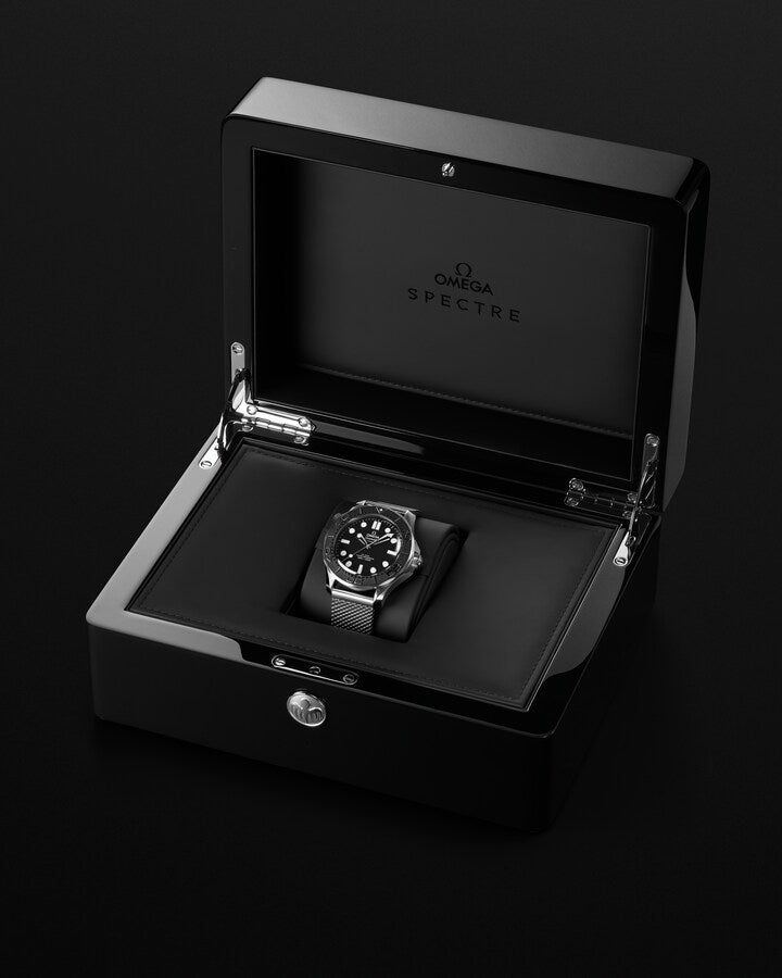 Omega Seamaster Diver 300M Spectre Edition Automatic Watch box and watch