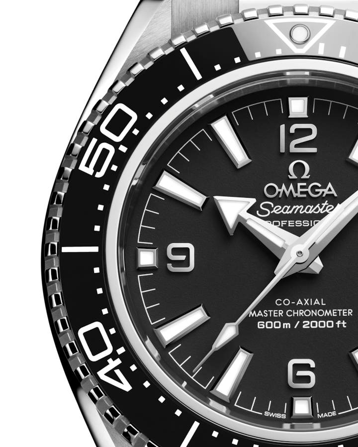 Dial View: Omega Seamaster Planet Ocean 600M Steel 217.30.42.21.01.001