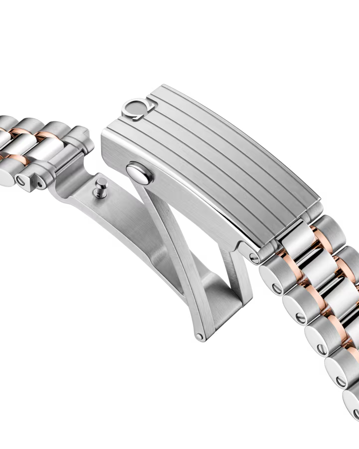Strap view of Omega Speedmaster 38 Co-Axial Chronometer Chronograph 38mm Watch - 324.20.38.50.02.002