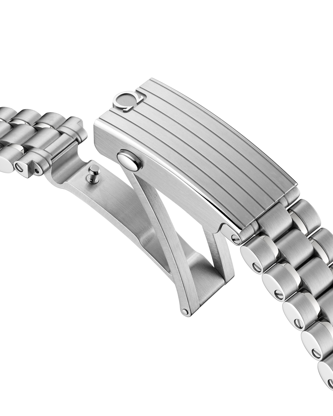 OMEGA Speedmaster Professional Moonwatch "Reverse Panda" clasp opened