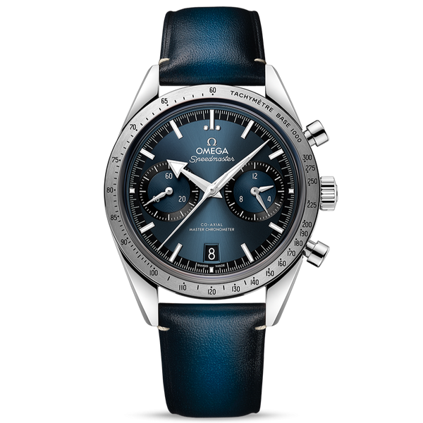 Omega Speedmaster '57 Blue on Strap